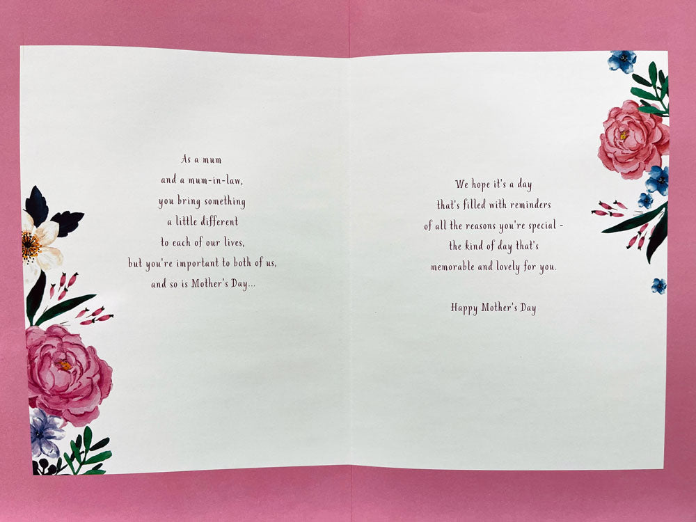 For a Special Mum From the Two of Us With Love on Mother's Day Luxury Large Mothers Day Card from Hallmark