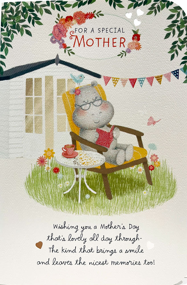 For A Special Mother Wishing You A Day That's Lovely all Day Through Special Glitter Mothers Day Card from Hallmark