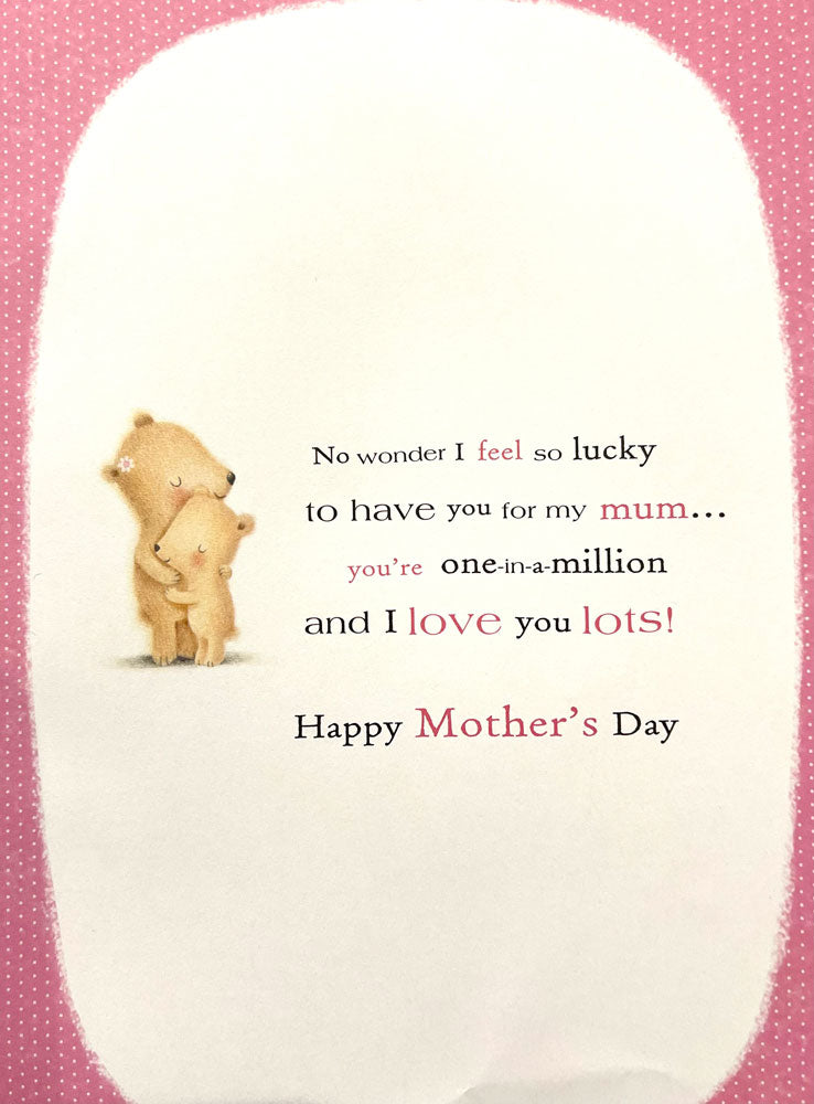 Lots of Love, Mum Cute Luxury Large Embossed Sequence Mothers Day Card from Hallmark