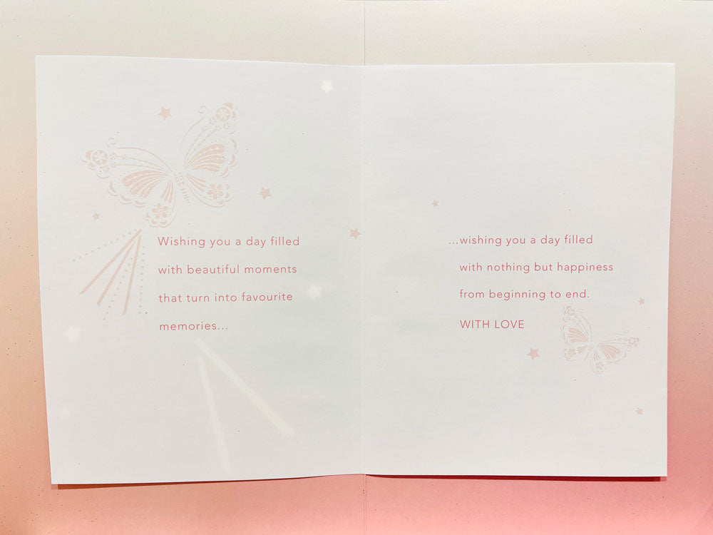 Mothers Day Wishes, Thank you for caring, for loving... for being you Luxury Glitter Large Mothers Day Card from Hallmark