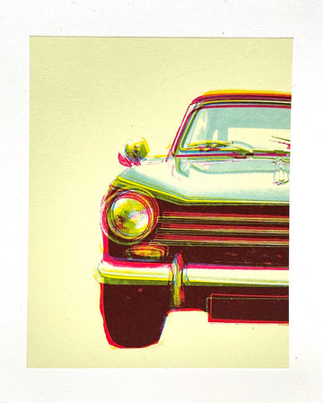 Classic Car Retro Any Occasion Blank Greeting Card  - Cup Cycling by James Cropper for Hallmark