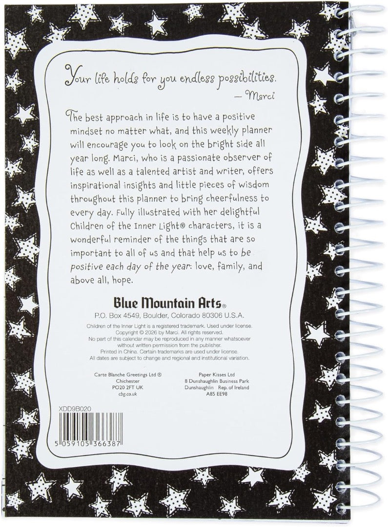 Be Positive Each Day - 2027 Weekly Planner Diary by Marci - Blue Mountain Arts