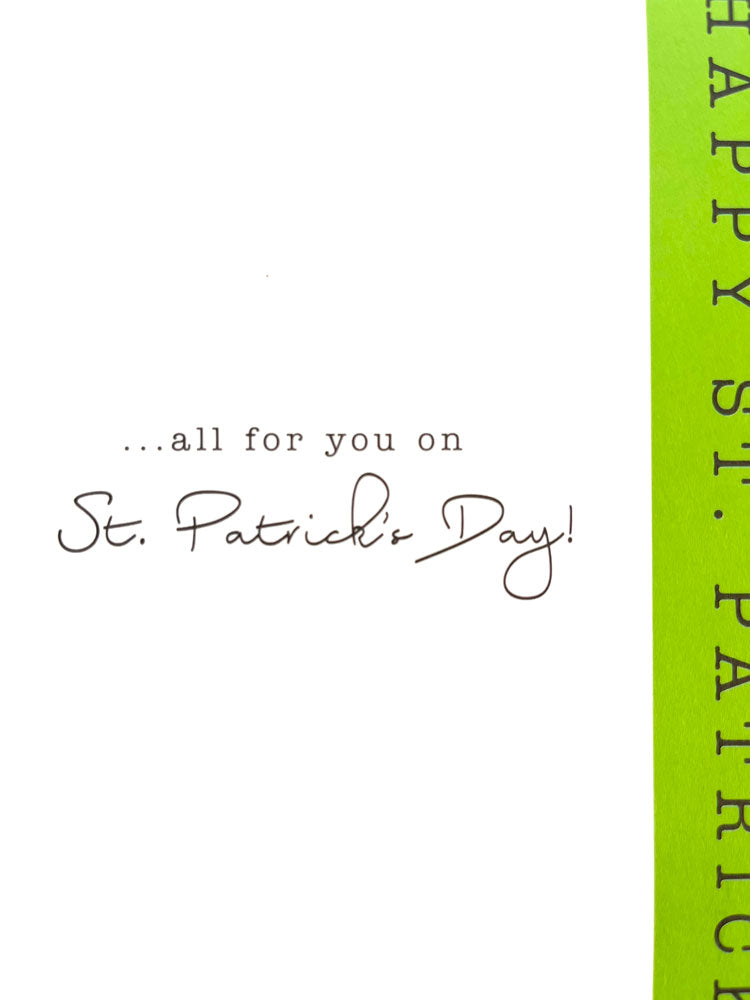 Happy St Patrick's Day Good Times Good Friends Good Wishes Special Card from UK Greetings
