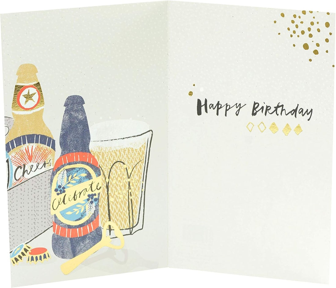 Cheers to 30 years 30th Male Birthday Card