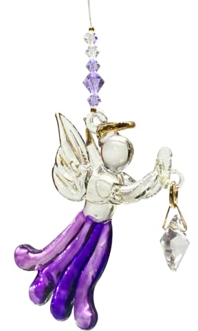 Angels in my Window - Love Guidance Protection -Hanging Angel Mobile Sun-Catcher