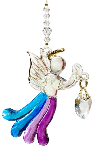 Angels in my Window - Love Guidance Protection -Hanging Angel Mobile Sun-Catcher