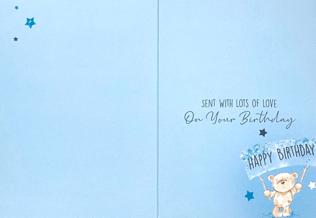 To The Most Huggable Great Grandson Happy Birthday Card with Love Teddy Bear