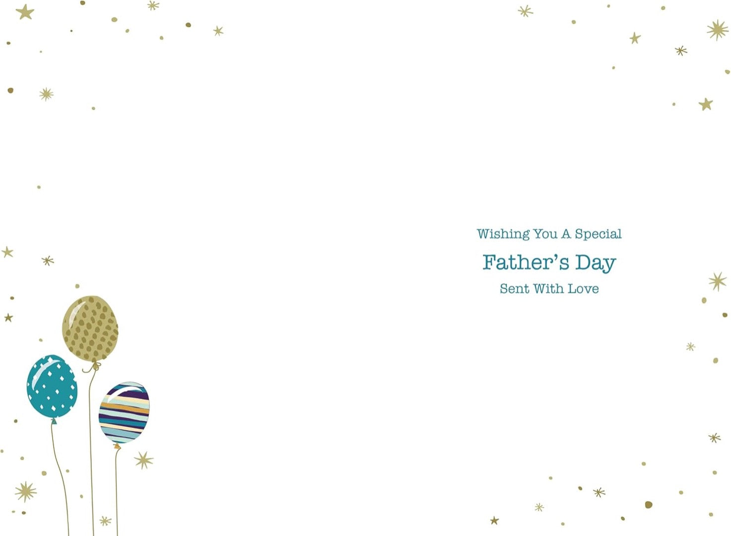 To A Brilliant Special Dad on Father's Day Card with Love Presents & Balloons