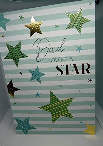 Dad You're A StarThank You For Everything Father's Day Card Stars and Stripes