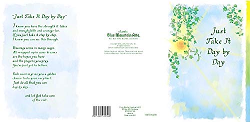 Just Take It Day by Day - Premium Card with a Lovely Verse by Blue Mountain Arts