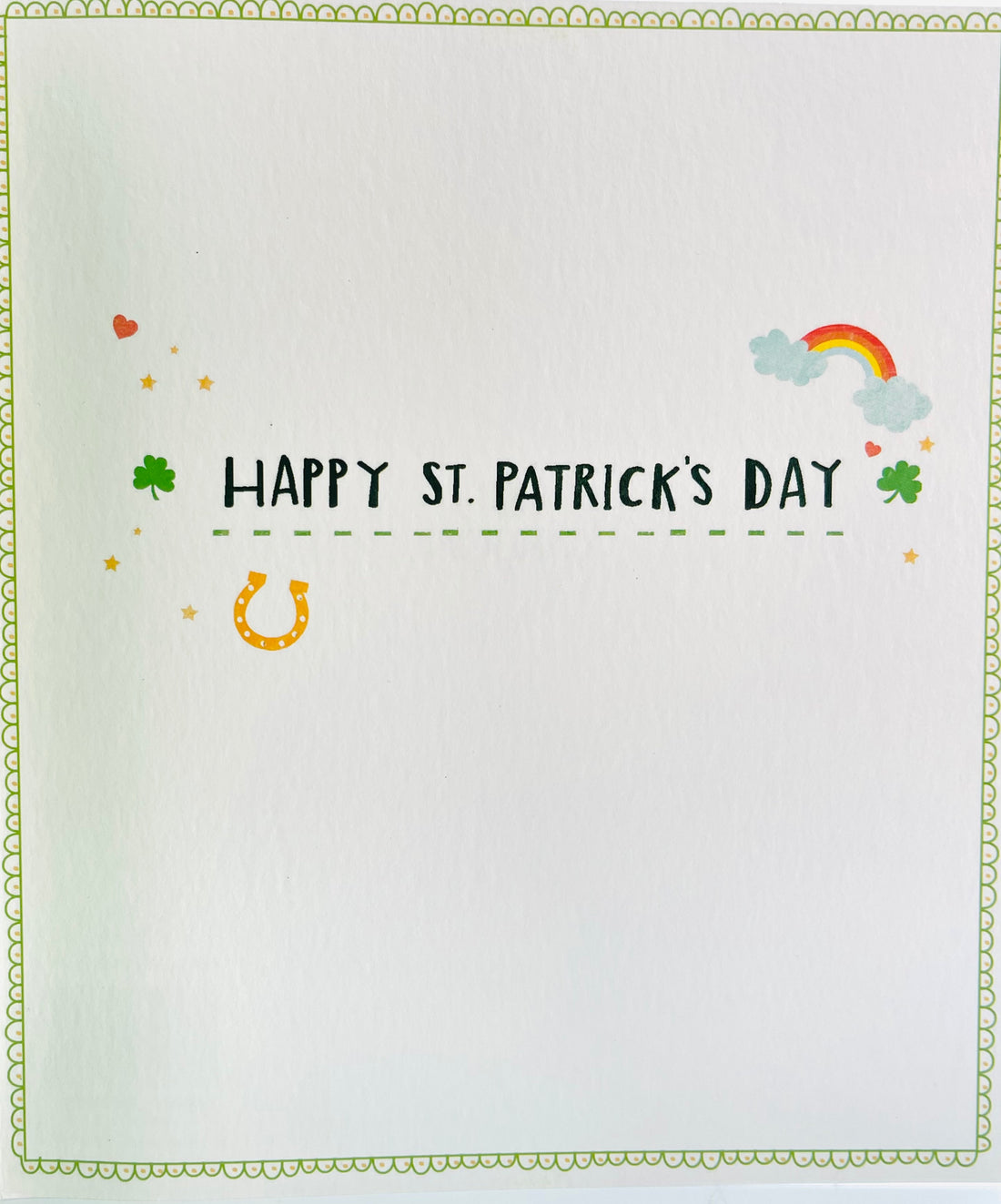 Party Till the Top of the Morning! St Patrick's Day Green Luck of the Irish Shamrock Festive Card from UK Greetings