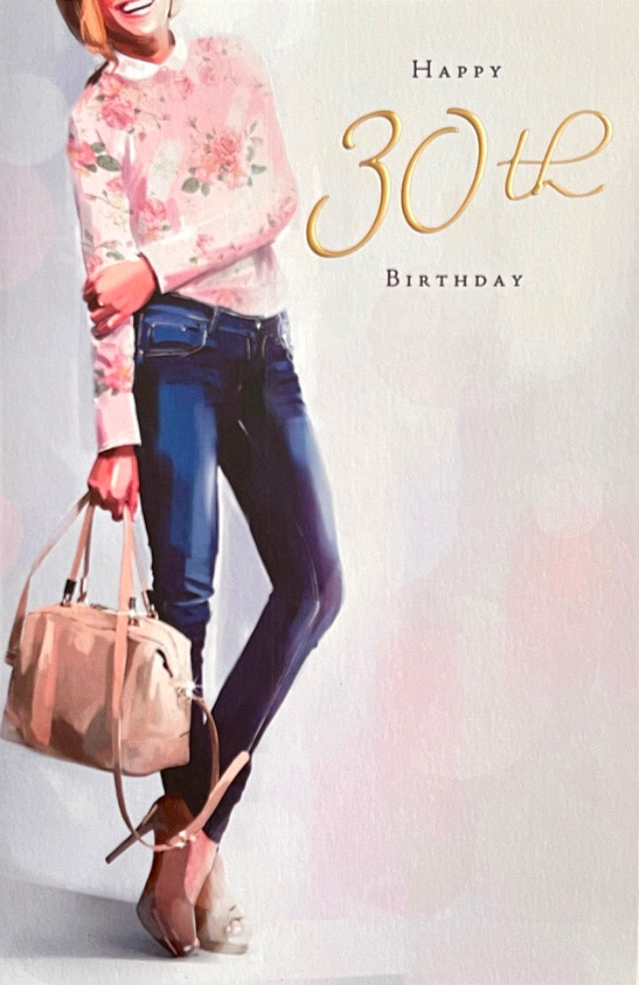 Female Happy 30th Birthday Card By Uk Greetings
