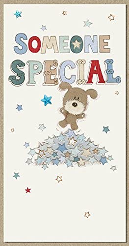 Someone Special Father's Day Cute Dog with Stars Carlton Cards UK Greetings Card