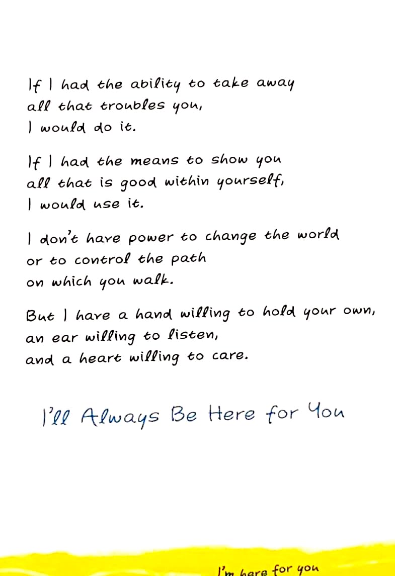 Encouragement & Making Things Better Heartfelt Sentiments Keepsake Greeting Card by Blue Mountain Arts