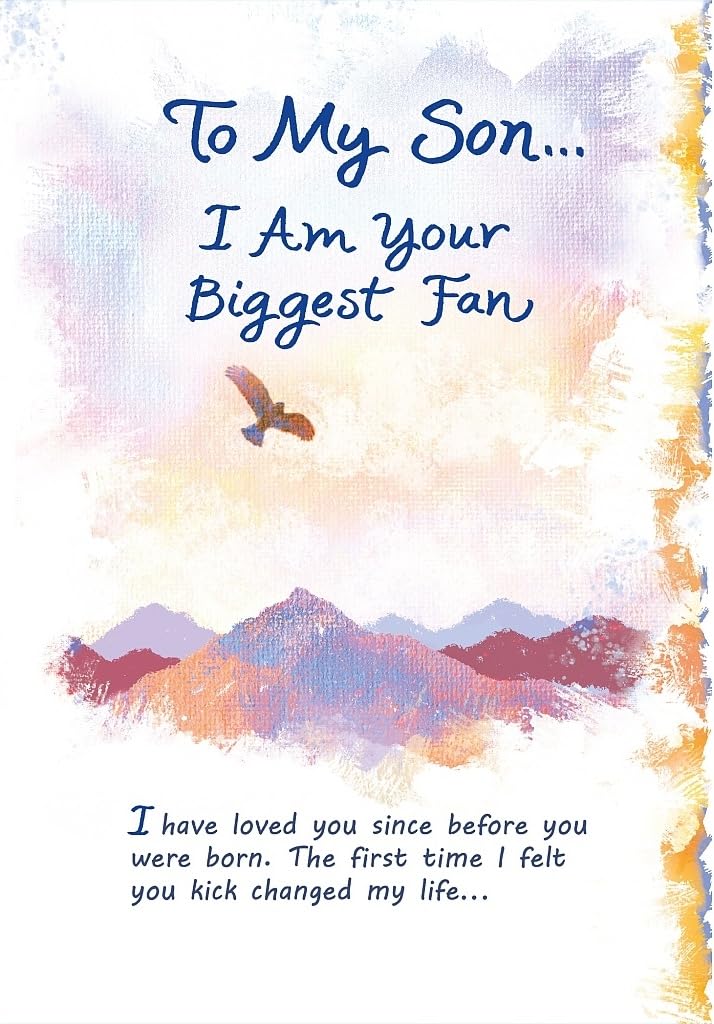 To My Son I am Your Biggest Fan - Heartfelt Sentimental Keepsake Greeting Card