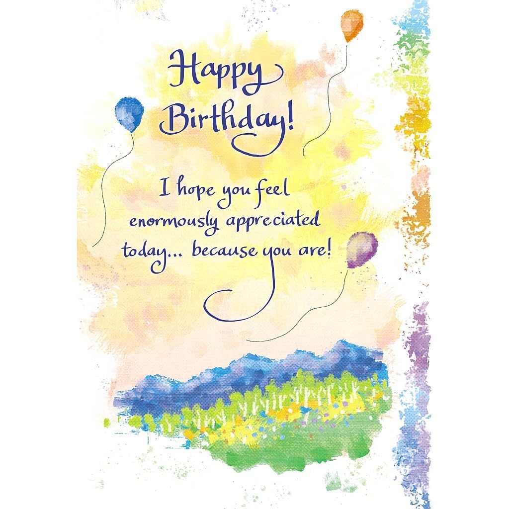 Happy Birthday Enormously Appreciated Heartfelt Sentimental Verses Greeting Card