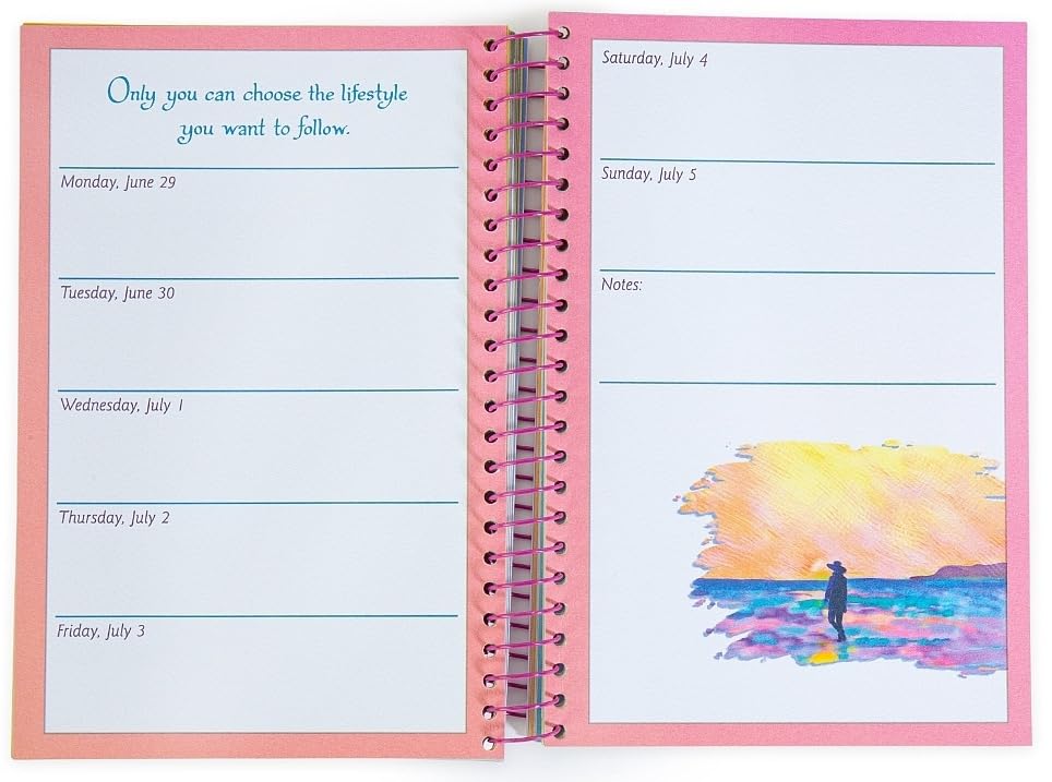 To My Daughter I Love You - 2026 Weekly Planner A5 Spiral Bound Diary by Blue Mountain Arts Collection