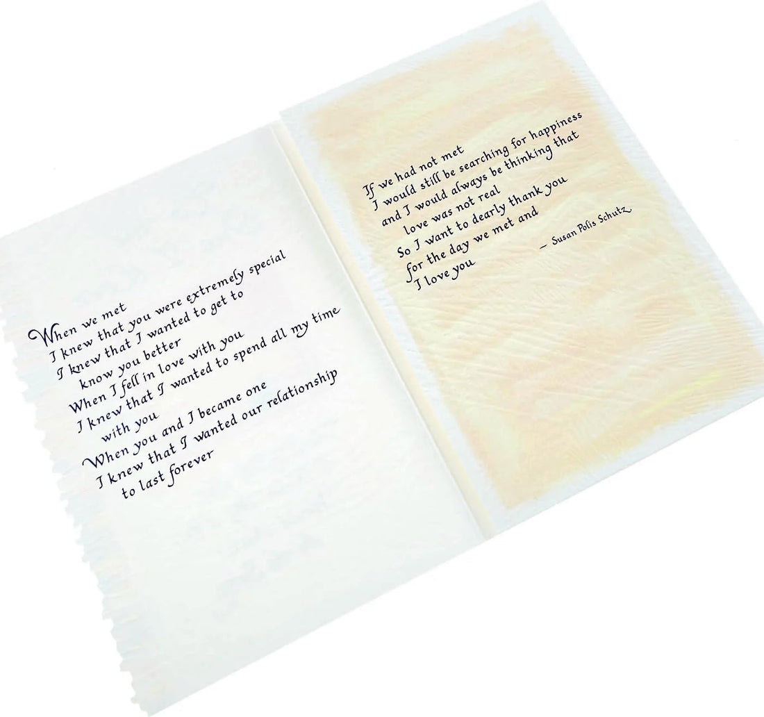 To the One I Love Heartfelt Sentimental Verses 3-fold Keepsake Greeting Card by Blue Mountain Arts