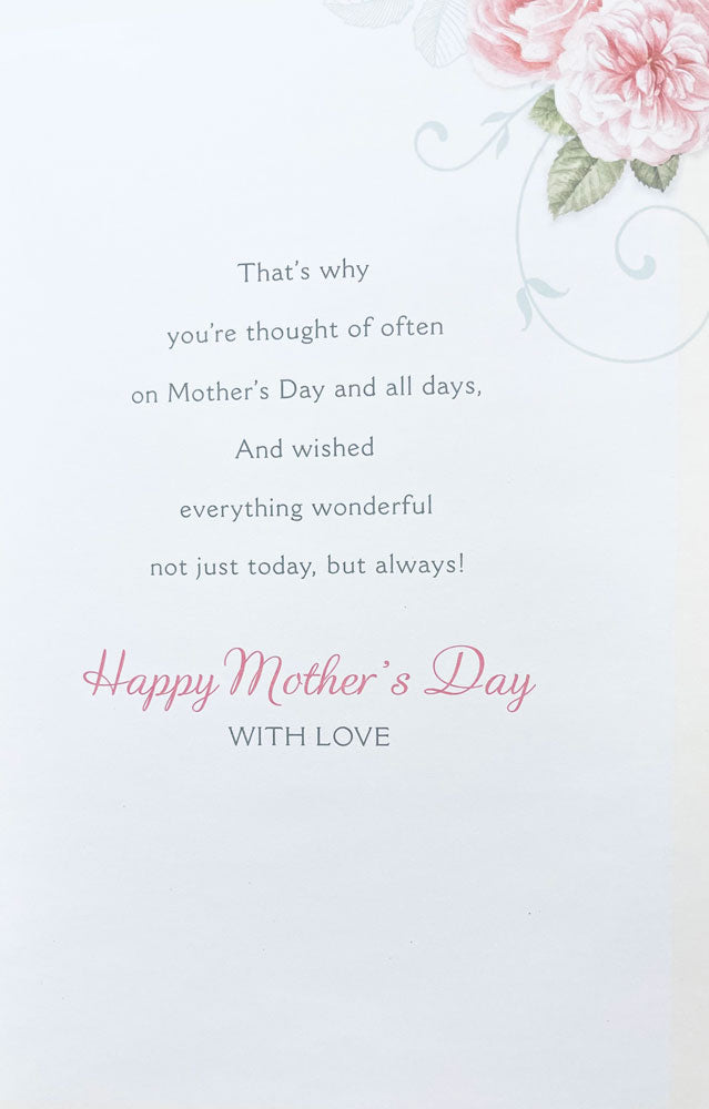 Just For You, Nan on Mother's Day I Feel so very Lucky to have a Nan like you, Special Glitter Finish Mother's Day Card From Hallmark