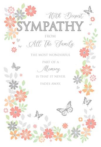 With Deepest Sympathy From all The fAmily Card from All The Family