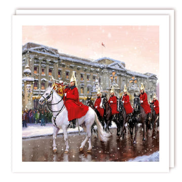 Buckingham Palace Royal Guard Parade at Christmas - Rainbow Trust Charity 10 Christmas Card Pack