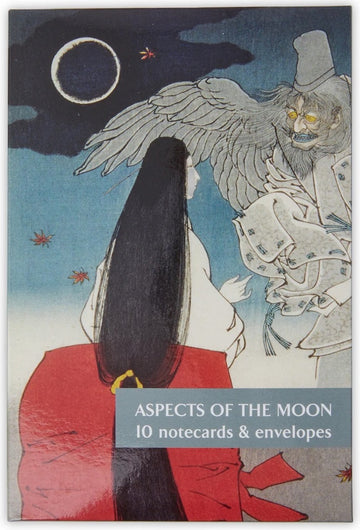 Aspects of the Moon - Japanese Woodblock Prints Note-let Blank Pack of 10 Cards by Fitzwilliam Museum University of Cambridge