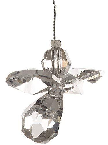 APRIL - CRYSTAL - Hanging Guardian Angel Birthstone Suncatcher Embellished with Swarovski Crystals