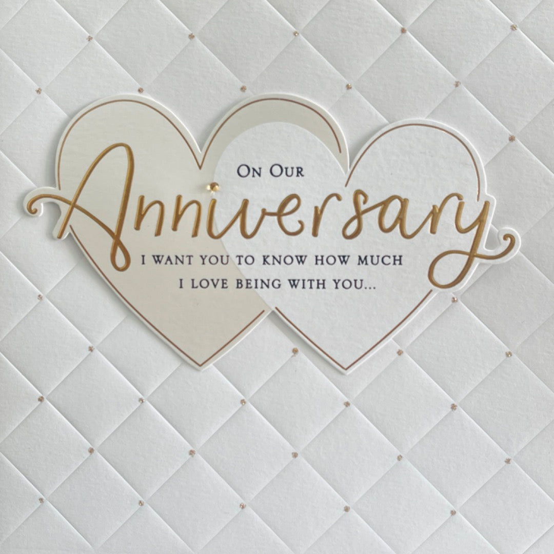 On Our Anniversary - Wish I'd Met You Sooner, So I Loved You For Longer Large Card