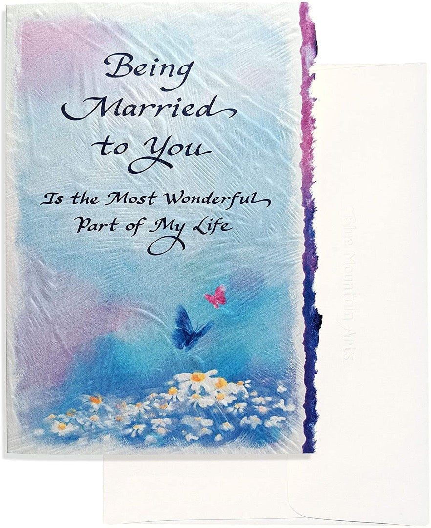 Being Married to You Is the Most Wonderful Part of My Life Greeting Card by Blue Mountain Arts - Is the Perfect Anniversary, Valentines Day, or I Love You Card for a Husband or Wife