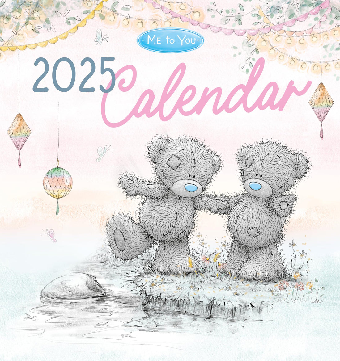 2025 Me to You Tatty Teddy Bear Spiral Bound Classic Desk Home Office Calendar