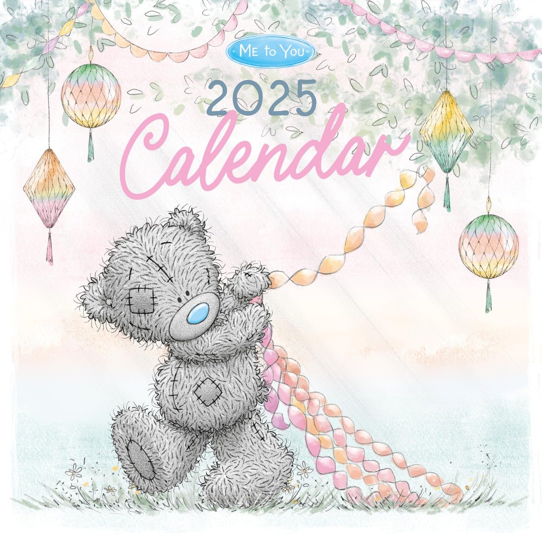 2025 Large Square Wall Hanging Calendar Classic Me to You Tatty Teddy Bear