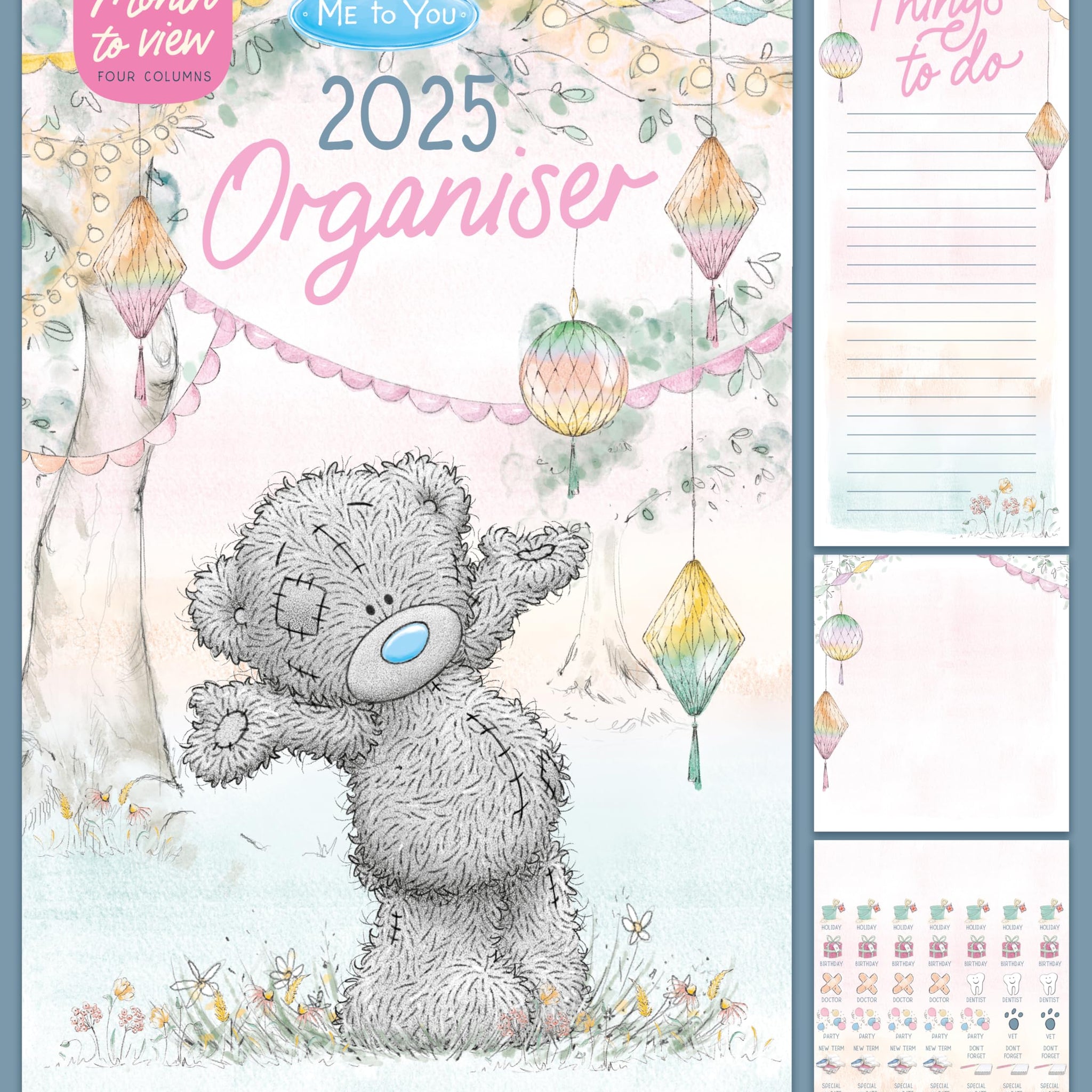 2025 Classic Me to You Tatty Teddy Large Household Planner Organiser Calendar