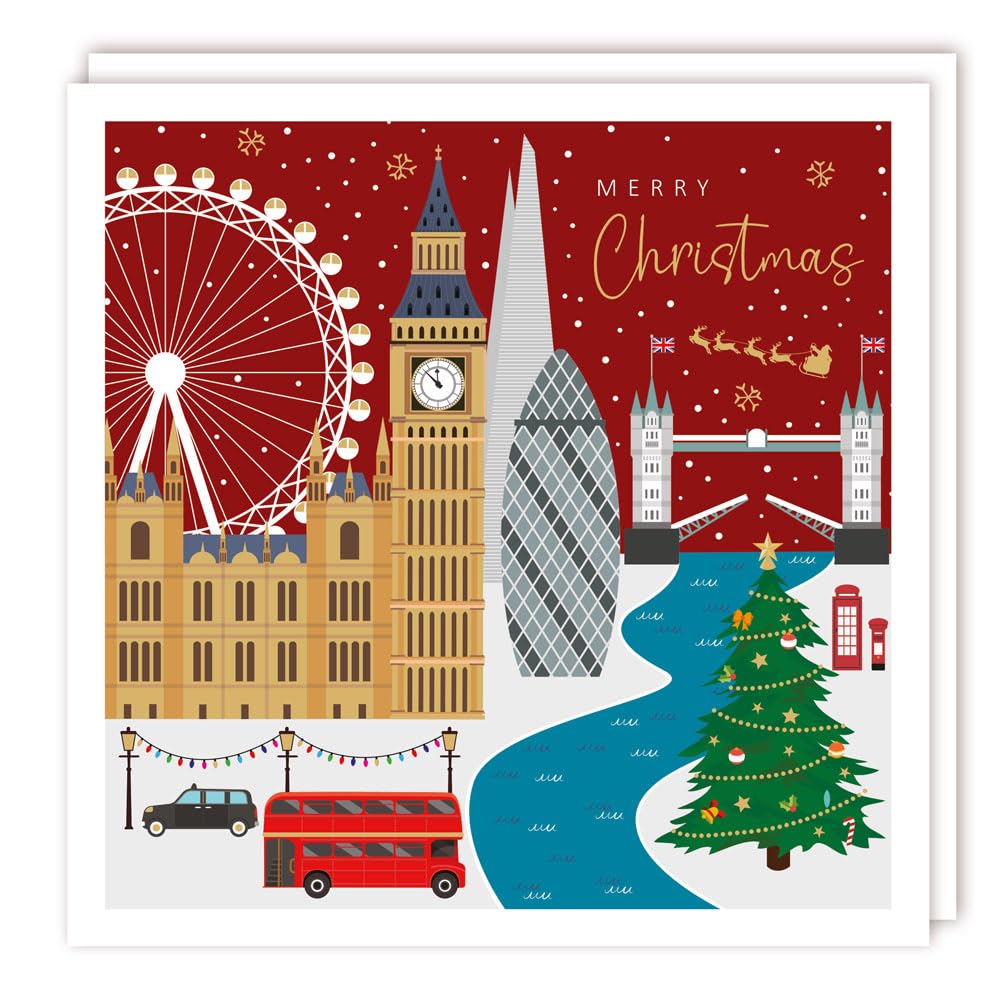 London Historic Landmarks Festive Rainbow Trust Charity Christmas 10 Card Pack