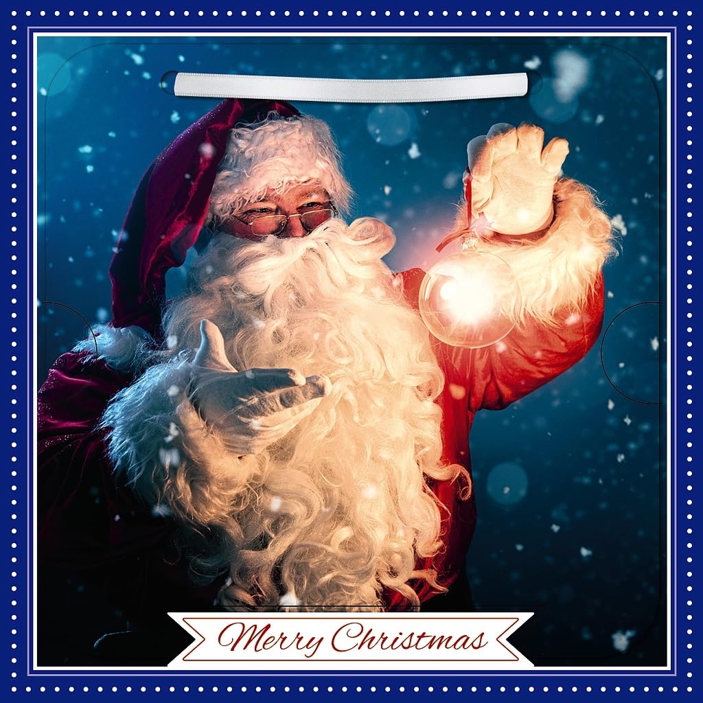 3D Lenticular Holographic Effect Classic Art Christmas Card +Detachable Keepsake