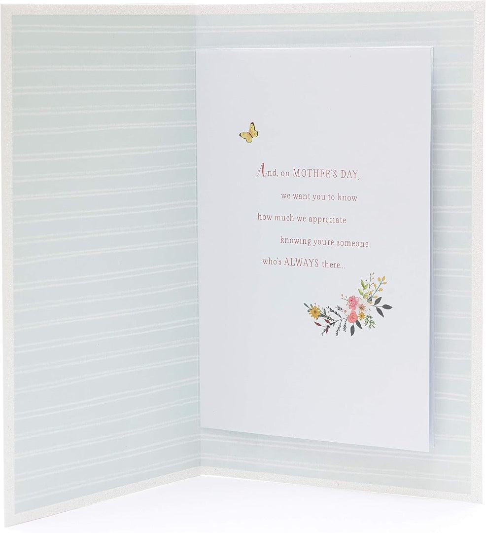 You're a Lovely Mum and Special Grandmother Luxury Well Versed Mother's Day Card