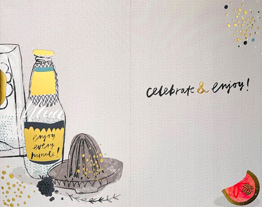 Time To Celebrate 40th Male Birthday Card