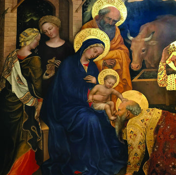 Adoration of the Magi Traditional Religious Art Charity Christmas Pack of 6 Cards