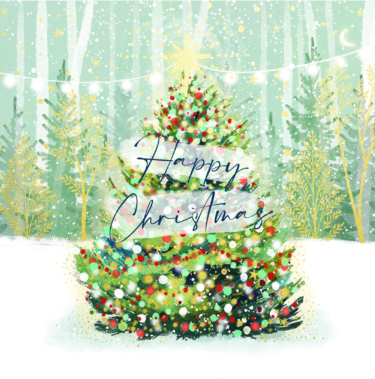 Ling Design Contemporary Art Festive Charity Christmas Cards - Pack of 6