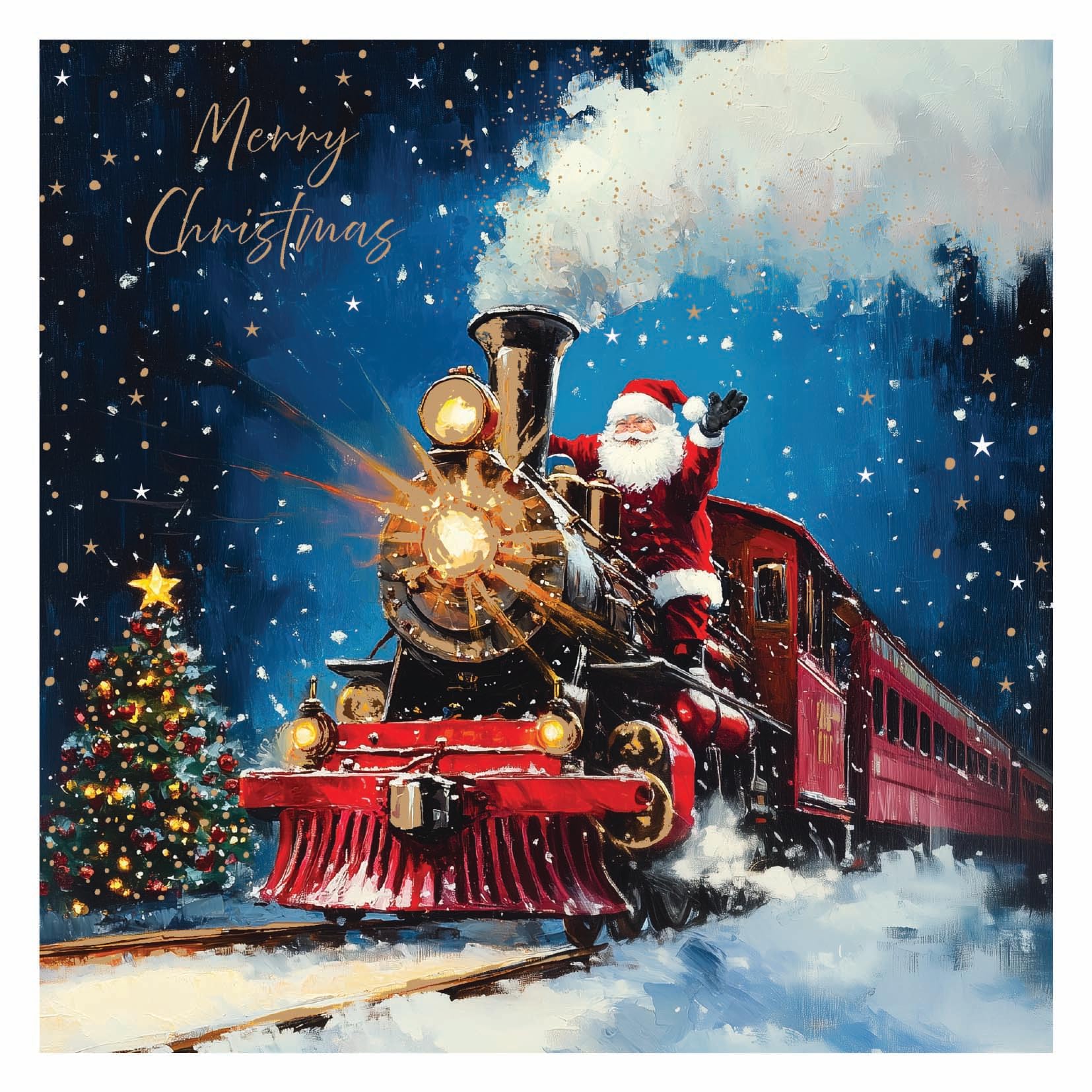 Santa Express Delivery Pack of 5 Father Christmas Charity Xmas & New Year Cards