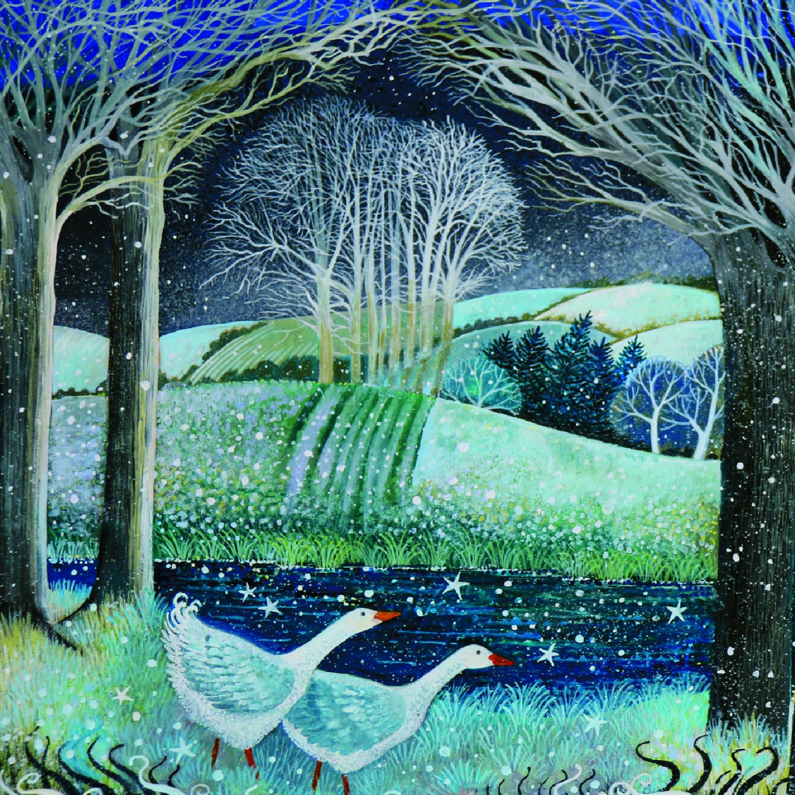 Artisan Festive Art Collection Pack of 6 Charity Christmas Cards Selection - Premium Board - Eco-Friendly