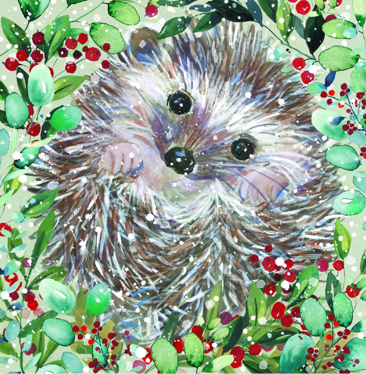 Ling Design Artisan Charity Christmas Cards ? Pack of 6 Square Xmas Cards with Envelopes ? Robins, Hares, Puffins, Hedgehog & Woodland Designs ? 40p Donated to UK Charities
