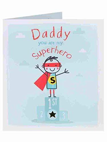Daddy You're My Superhero Fathers Day Card