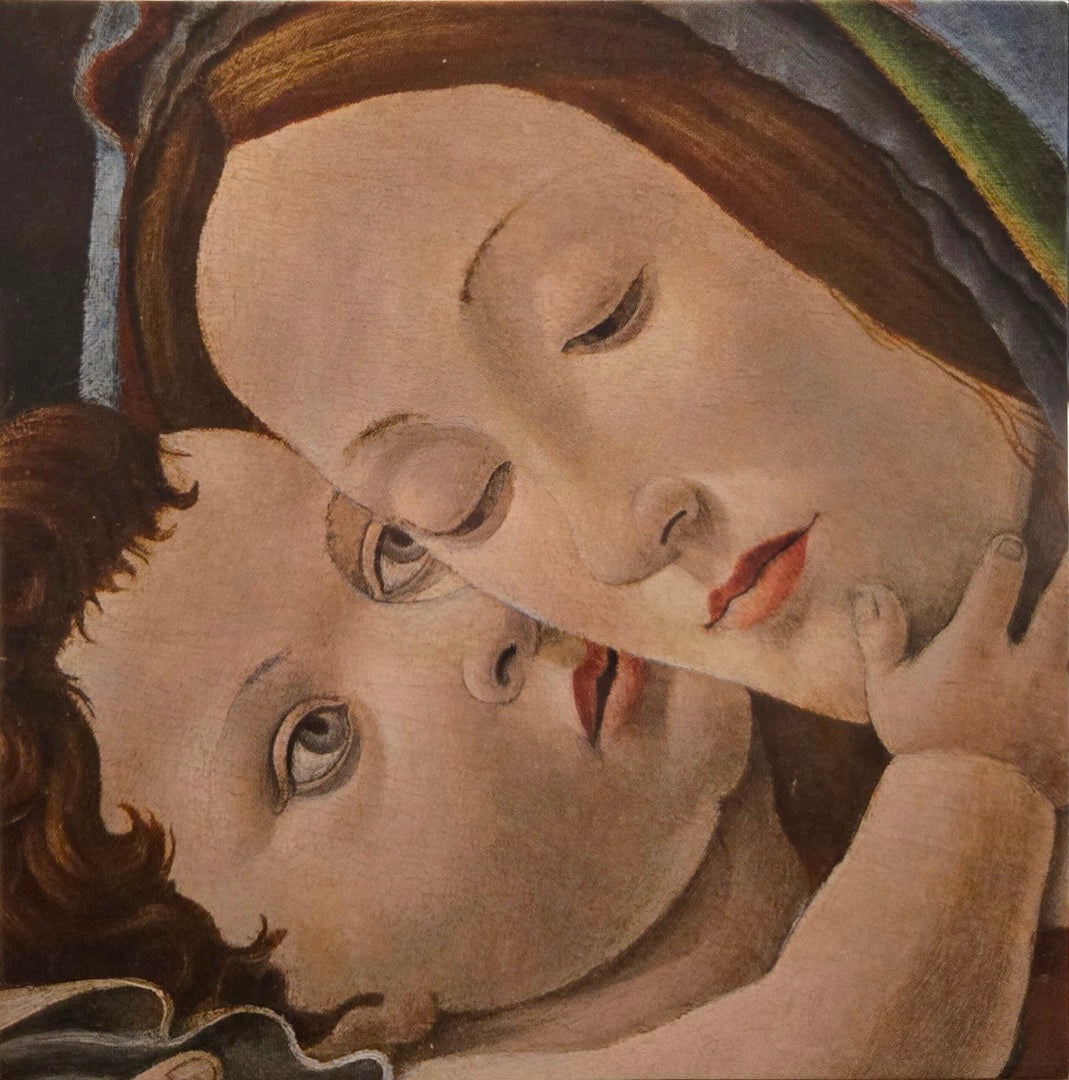 Virgin & Child Fitzwilliam Museum Christmas 10 Blank Notecard Pack in 2 Designs