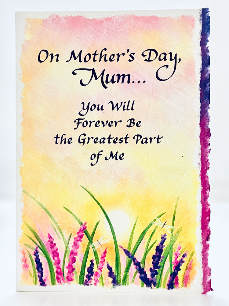 Mum Forever The Greatest Part of Me - Mothers Day Greeting Card with Sentimental Verses By Blue Mountain Arts