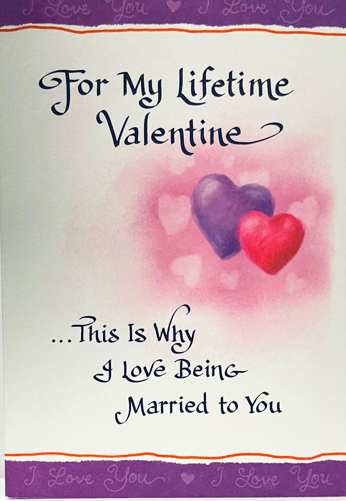 Blue Mountain Arts Special For My Lifetime Valentine Special Card