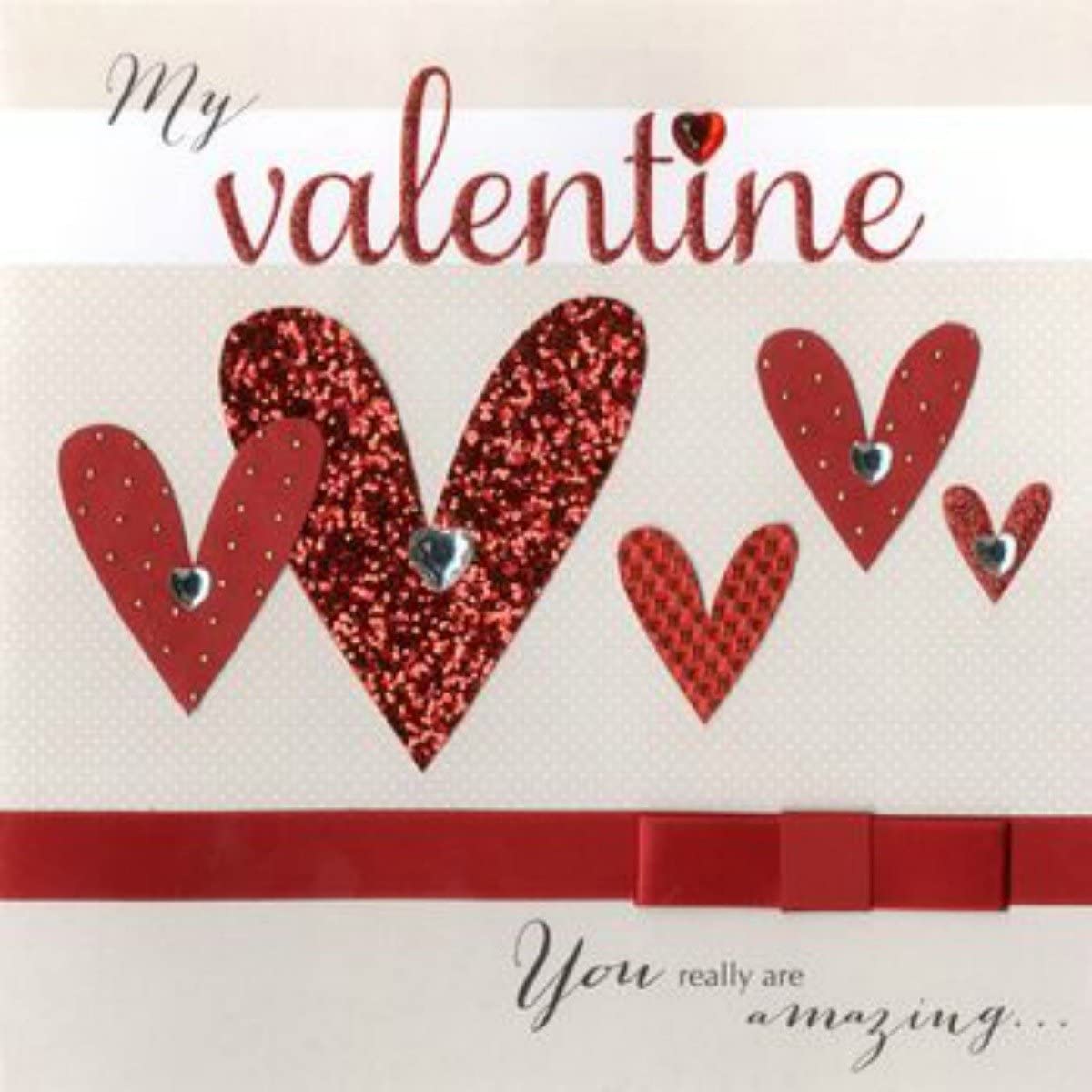 My Valentine You Really Are Amazing... Special Luxury Second Nature Greeting Card