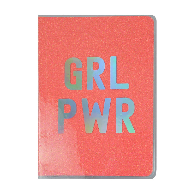 GRL PWR A5 Glitter Notebook 