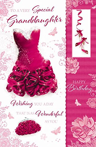 To A Very Special Granddaughter Happy Birthday Card 