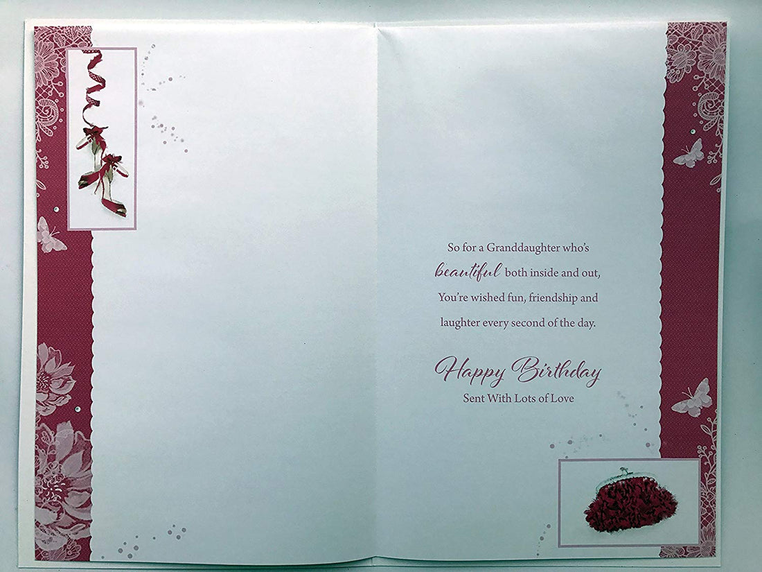 To A Very Special Granddaughter Happy Birthday Card 