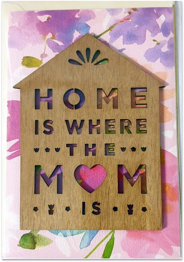 Luxury Keepsake Mother's Day Card - Home Is Where The Mum Is - Signature From Hallmark